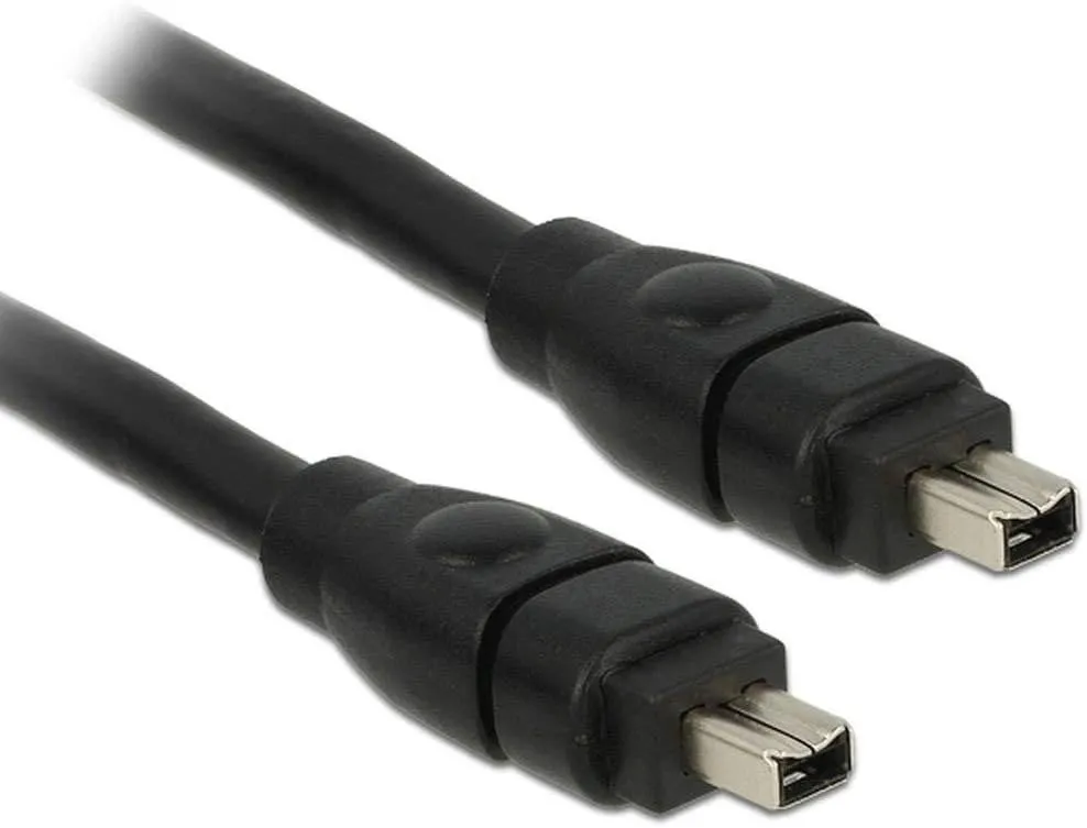 Delock - IEEE 1394-kabel - 4 pin FireWire (hann) til 4 pin FireWire (hann) - 2 m