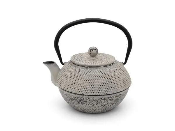 Bredemeijer Jang, Enkel tekanne, 1100 ml, Grå, Støpejern, Bryggefilter, Rustfritt stål