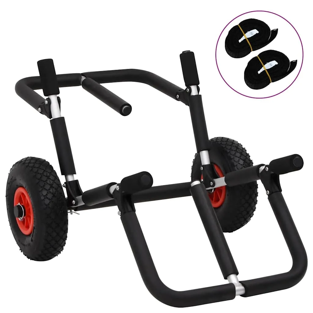 vidaXL SUP vogn for 2 surfebrett sammenleggbar 90 kg aluminium