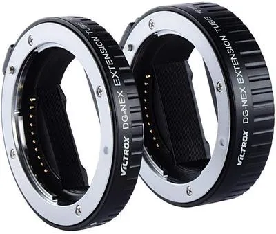 VILTROX DG-NEX, Sony, A7/A7R/A7S/A7 II, 2 stykker, Sort, Sølv, 6,15 cm, CE, EMC, FCC, RoHS