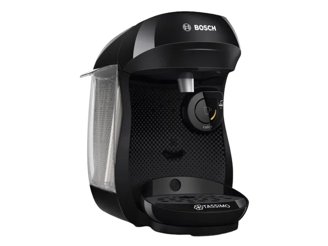Bosch Tassimo Happy TAS102E, Kapseldrevet kaffemaskin, 0,7 l, Kaffe kapsyl, 1400 W, Sort
