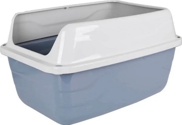 GEORPLAST Sonic XL kattesøppel grå-hvit (56 x 40 x 30,5 cm)