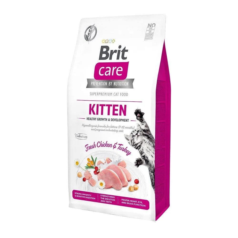 Brit Care Cat GF Kitten Healthy Growth+Development 7kg