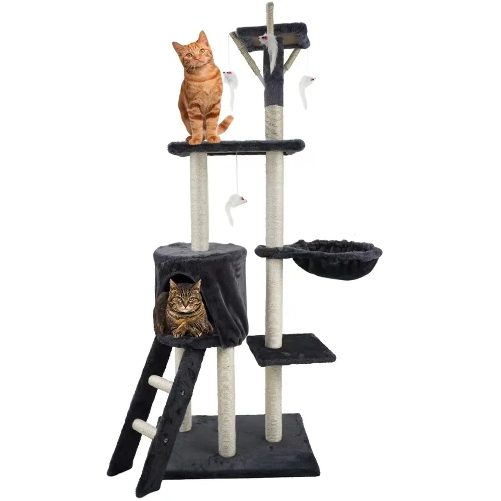 Kattetre - 138cm - Ripestolper - Ripemøbler
