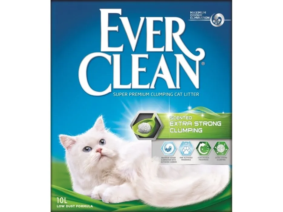 Everclean kattesand ekstra sterkt parfymert - 10 l