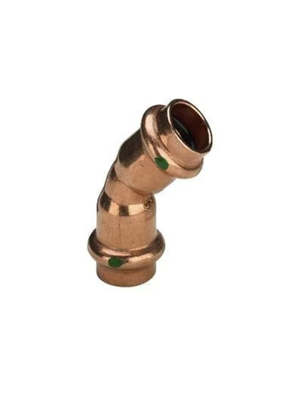 Viega Profipress bend 45° 18 Copper/bright 292416