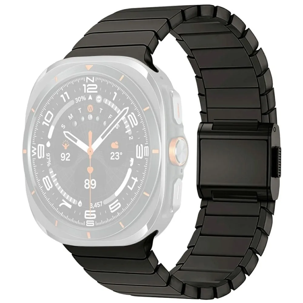 Samsung Galaxy Watch Ultra 47mm Band Titanium Alloy Replacement Watch Strap - Dark Grey