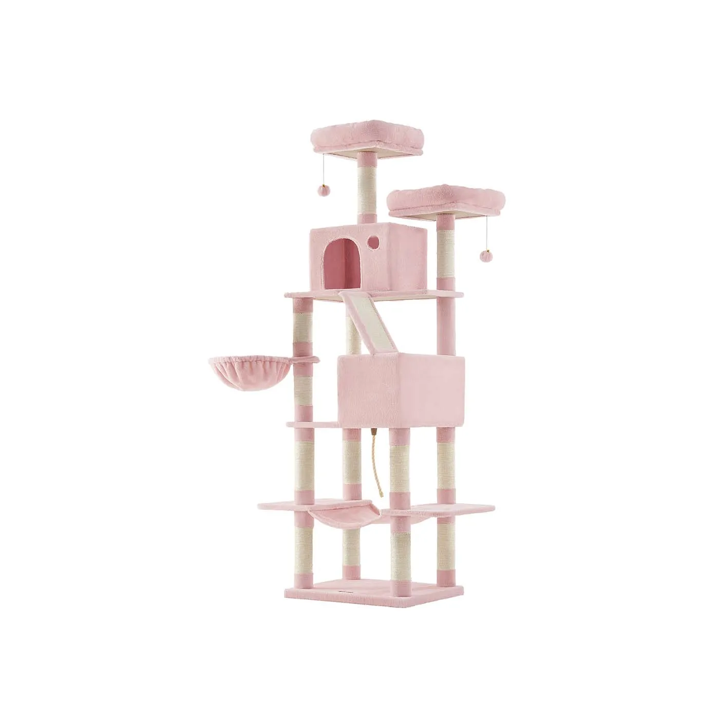 Kattetre, 60x50x206 cm, Rosa