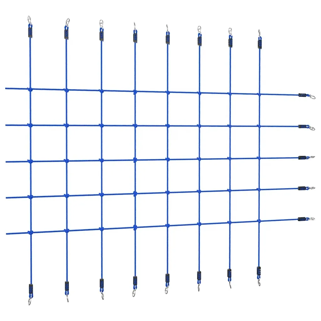 vidaXL Klatrenett 200x150 cm blå