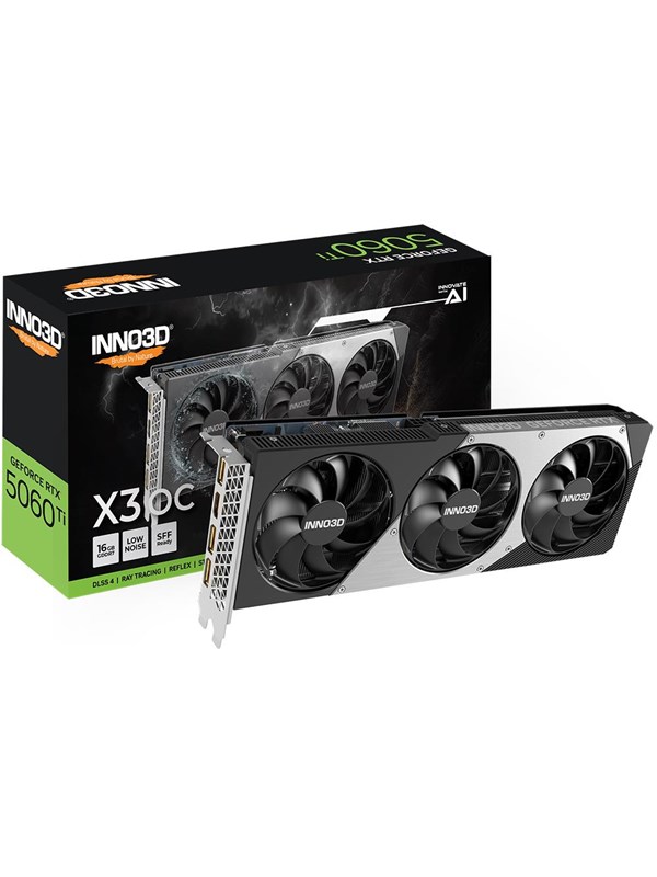 Inno3D GeForce RTX 5060 Ti X3 OC - 16GB GDDR7 RAM - Grafikkort