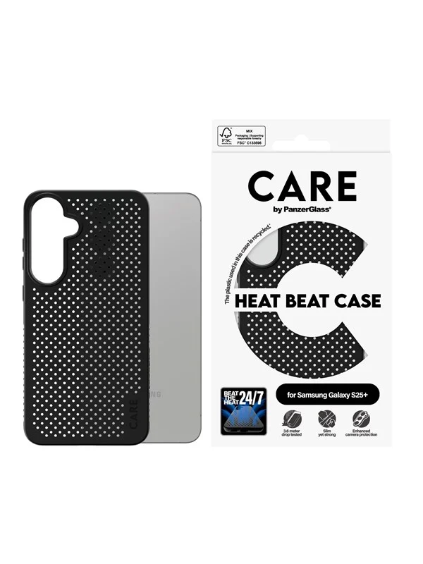 CARE by PanzerGlass Feature Case Heat Beat Samsung Galaxy S25+