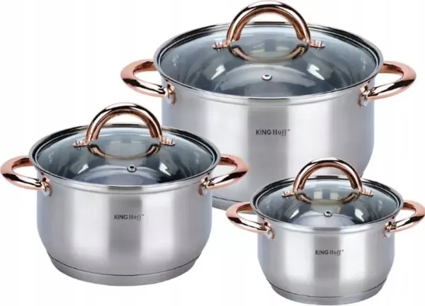 KingHoff grytesett 6 deler KINGHOFF KH-1761