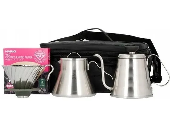 Hario Hario - Outdoor Coffee Basic Set - kaffetilbehør med pose