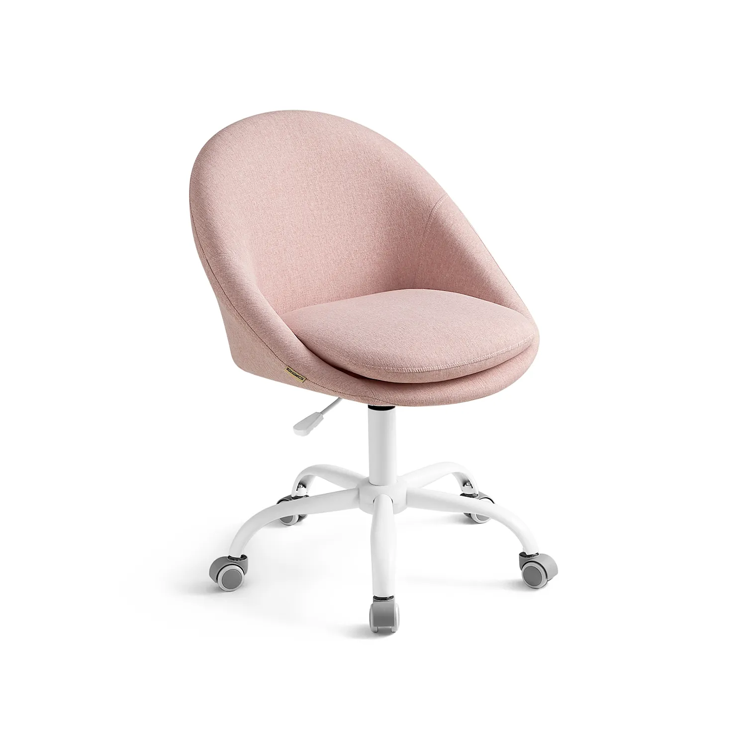 Kontorstol, 60x60x80-90 cm, Rosa