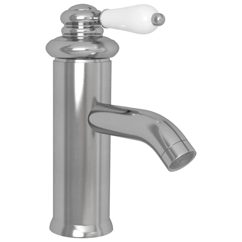 vidaXL Badekran sølv 130x180 mm