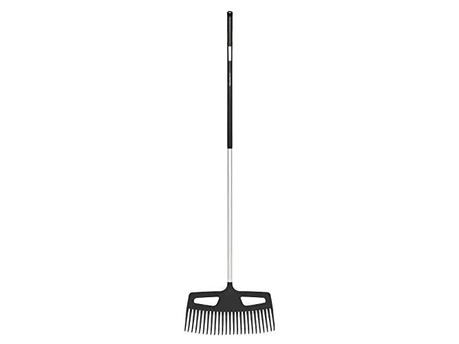 Fiskars 1027037, Løvrake, Sort, Sølv, Aluminium, Sort, 1 stykker