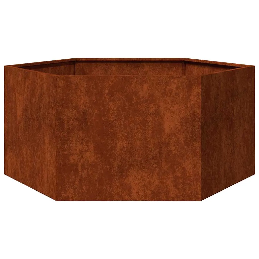 vidaXL Plantekasse rust 90x90x45 cm cortenstål