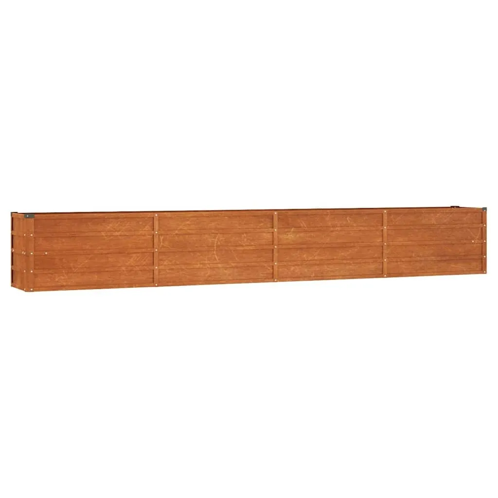 vidaXL Høybed rust 320x40x45 cm cortenstål