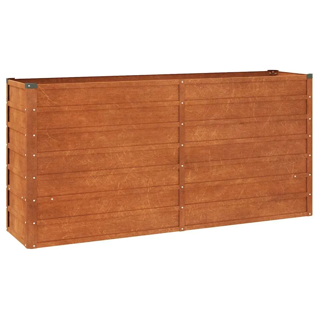 vidaXL Høybed rust 160x40x77 cm cortenstål