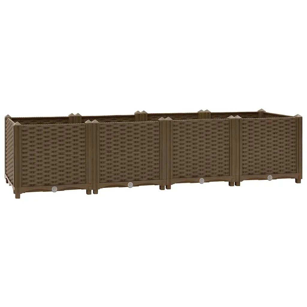 vidaXL hevet bed 160x40x38 cm polypropylen