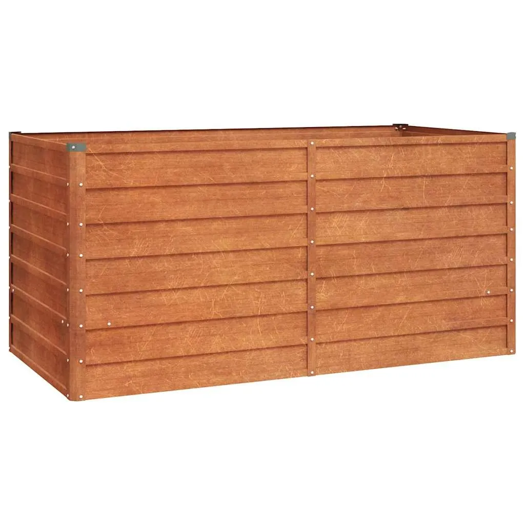 vidaXL Høybed rust 160x80x77 cm cortenstål