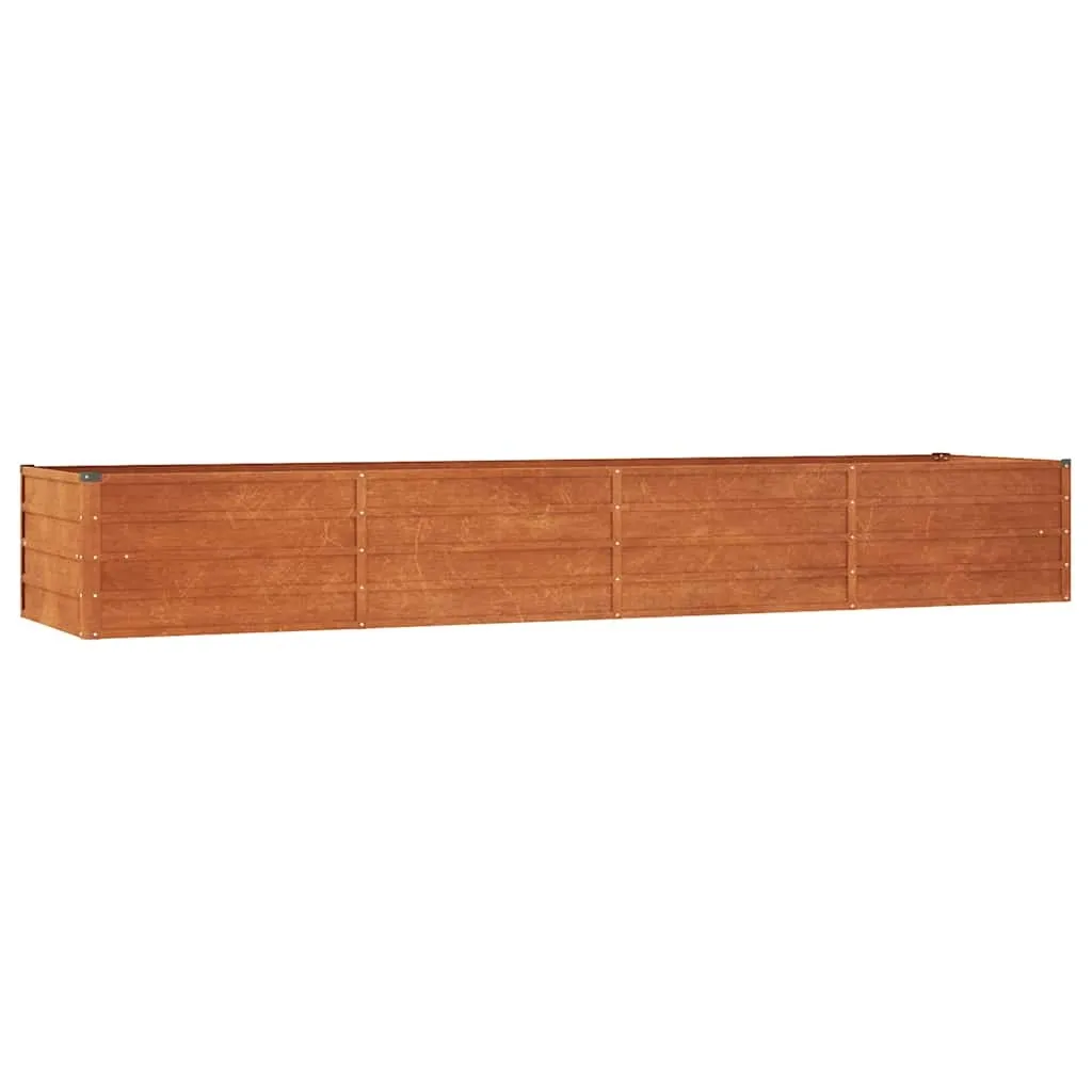 vidaXL Høybed rust 320x80x45 cm cortenstål