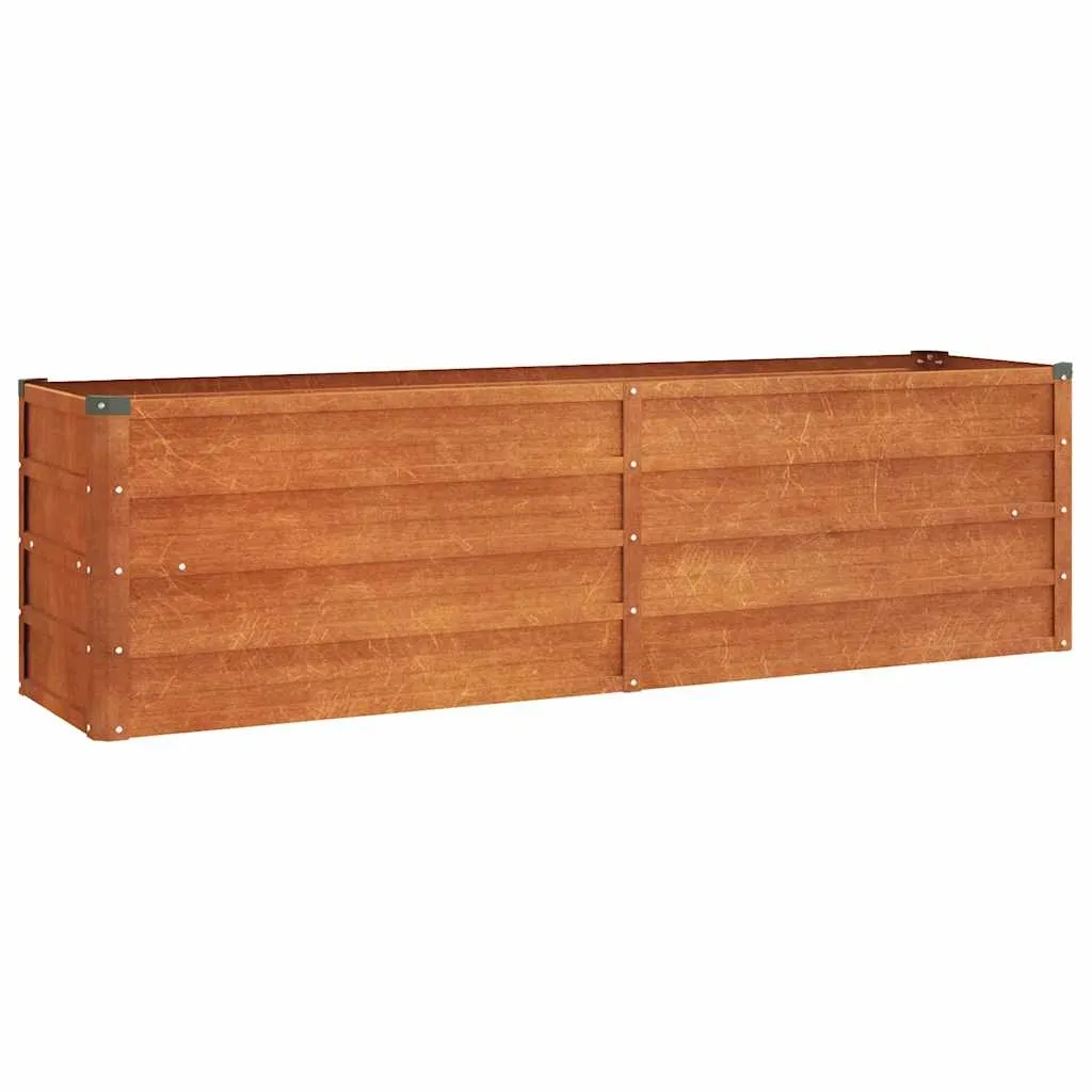 vidaXL Høybed rust 160x40x45 cm cortenstål