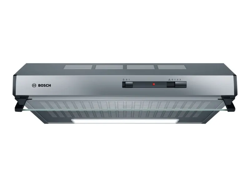 Bosch Serie | 2 DUL62FA51 - Panser - standard - bredde: 60 cm - dybde: 52.5 cm - ekstraksjon og resirkulasjon (-) - med intern motor - rustfritt stål