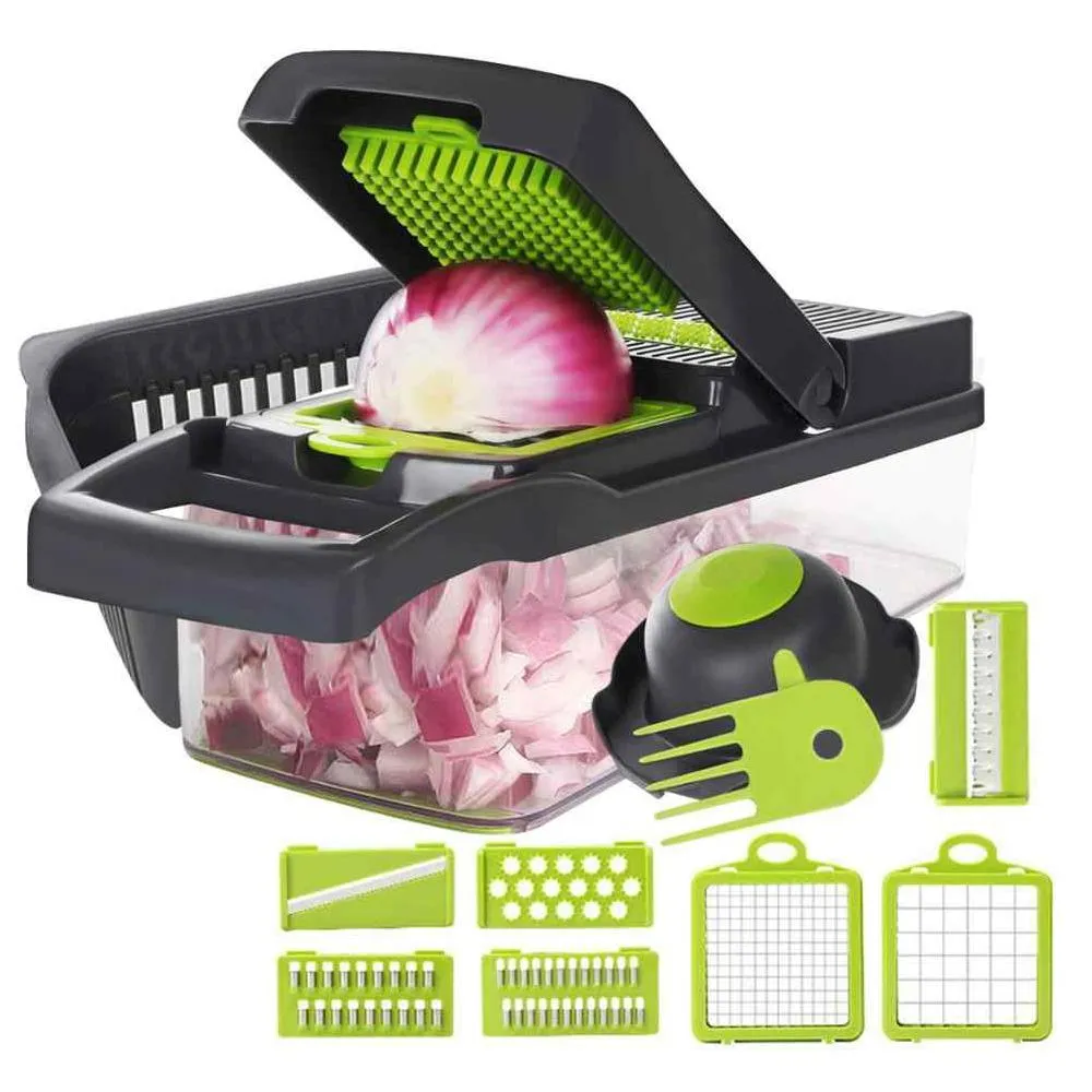 Grønnsakskutter - 7 Forskjellige Kniver