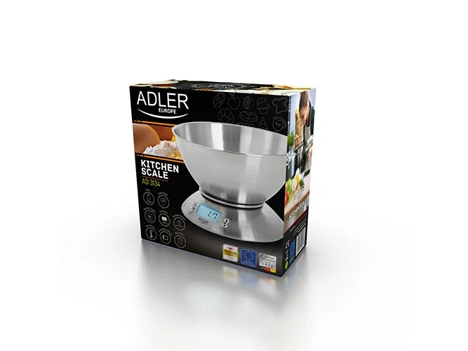 Adler AD 3166 Kjøkkenvekt med bolle