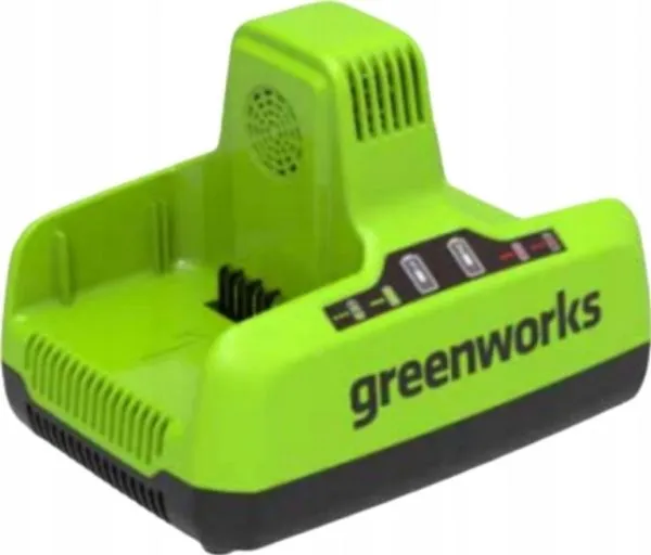Greenworks 60 V lader 6 A dobbel spor Greenworks G60x2UC6