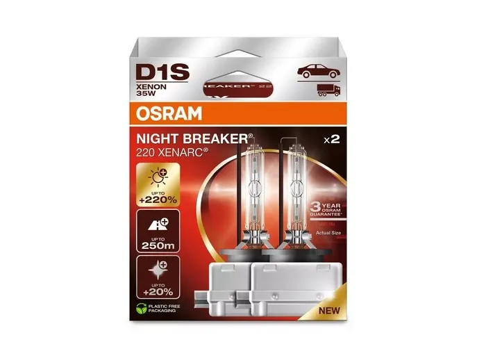 Osram Xenarc Night Breaker 220 - D1S Xenon-pærer