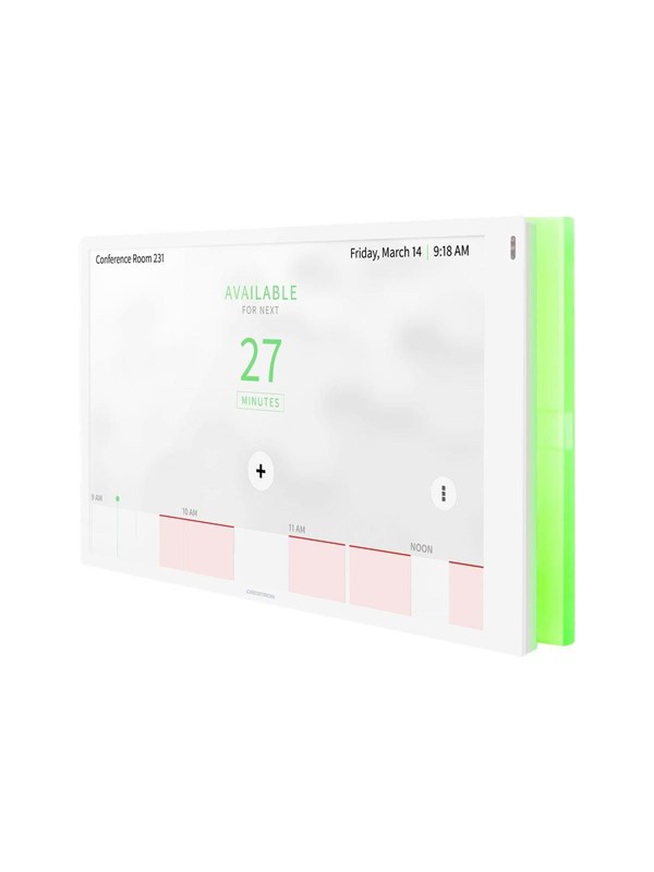 Crestron Electronics Crestron TSW-1070-LB-W-S - meeting room availability light bar - smooth white