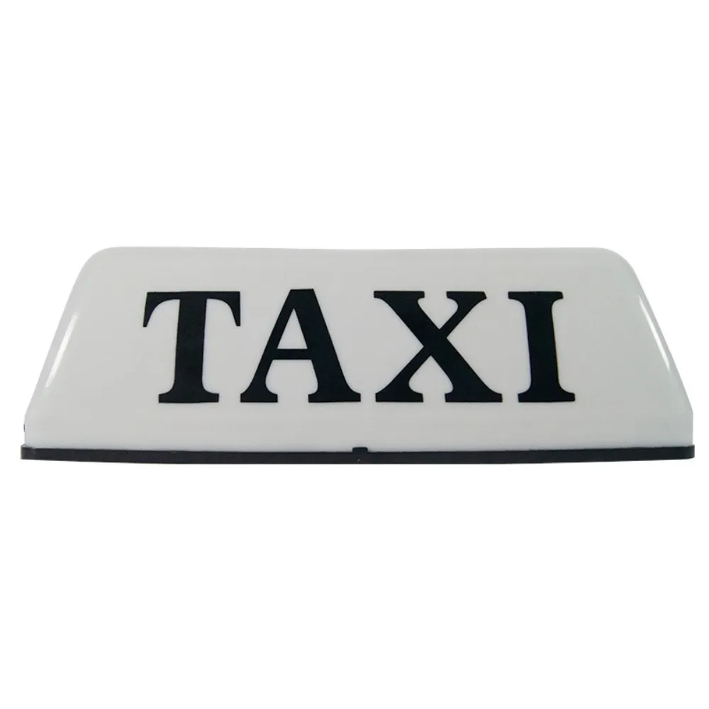 12V Universal Magnetisk Taxi Skilt Taklampe LED Lampe - Hvit