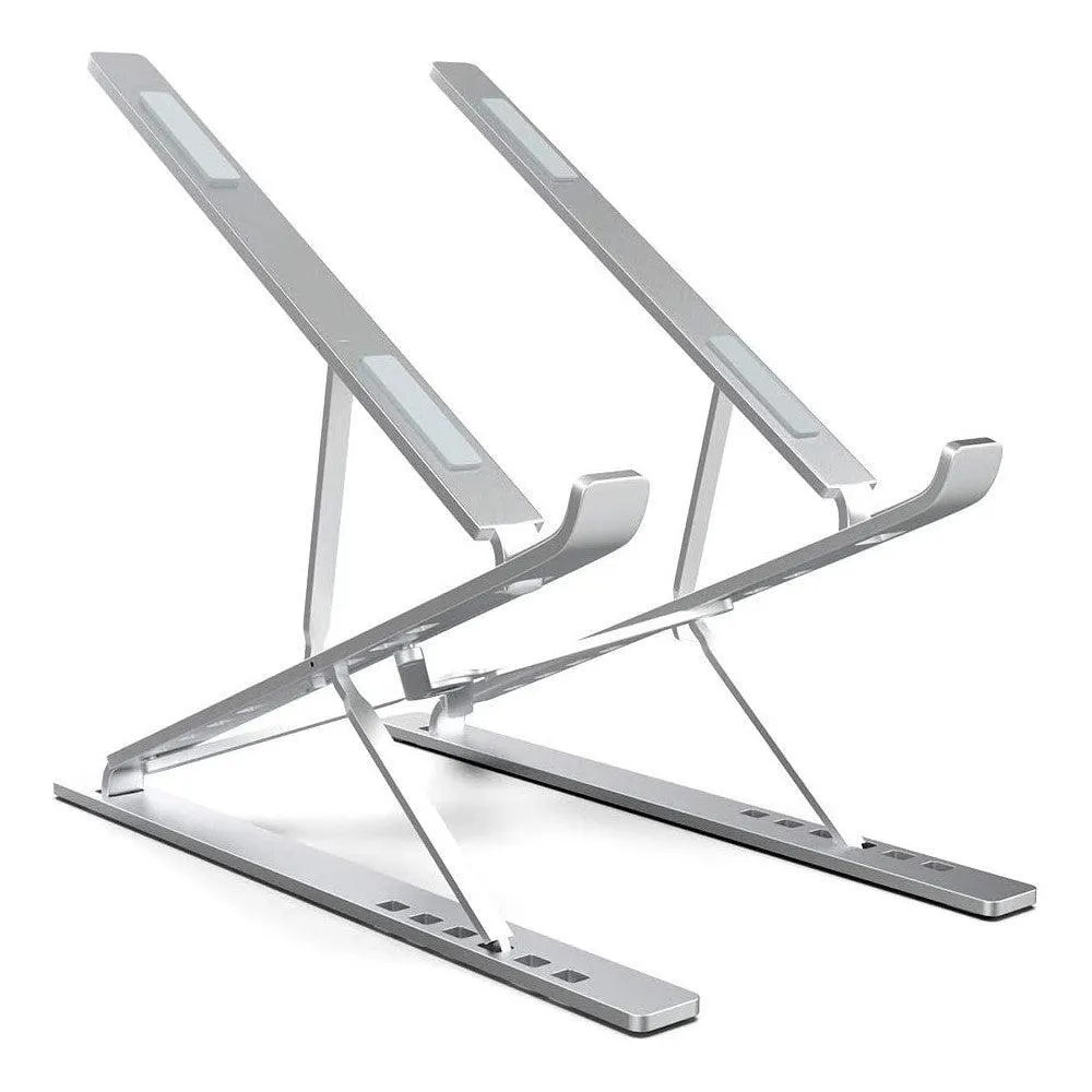NÖRDIC justerbart laptopstativ i aluminium i to nivåer for opptil 17" notebookstativ laptopstativ