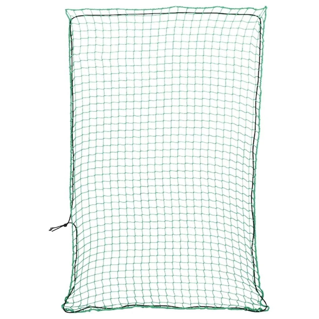 vidaXL Tilhengernett med elastisk tau grønn 3,5x2,5 m PP