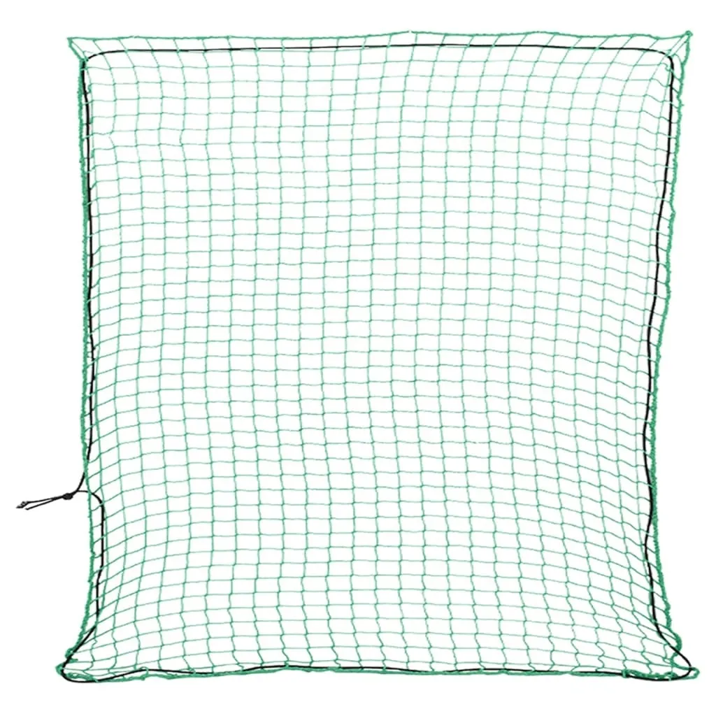 vidaXL Tilhengernett med elastisk tau grønn 3x3 m PP