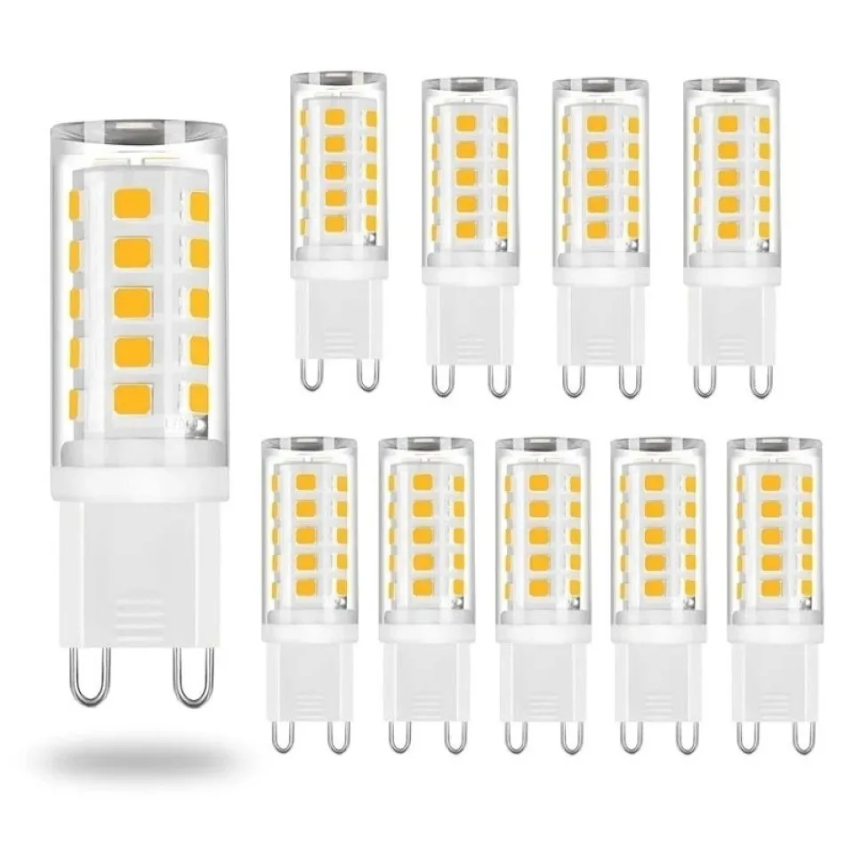 G9 LED-pærer 5W - Varmhvit - 50-Pack