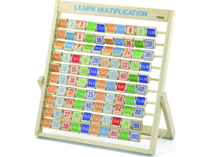 Viga Toys i tre multiplikasjonstavle fra Viga