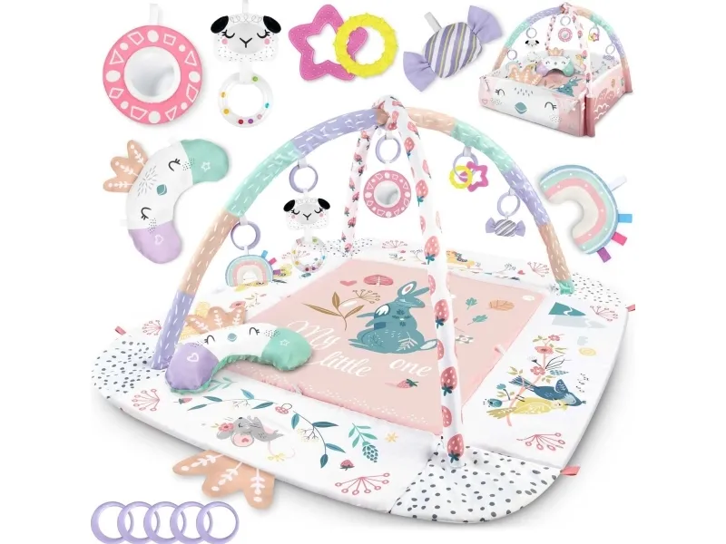 Baby lekematte, 110 x 100 cm Nukido Bird