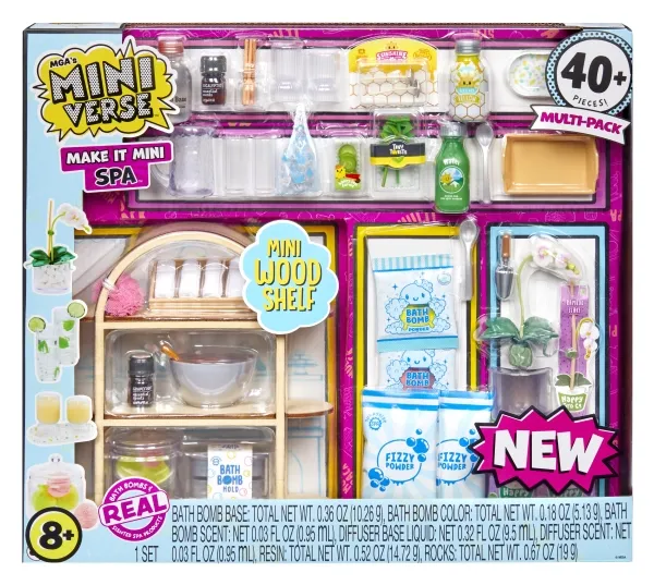 Miniverse Make It Mini Spa Multipack, 8 år, Flerfarget, Plast