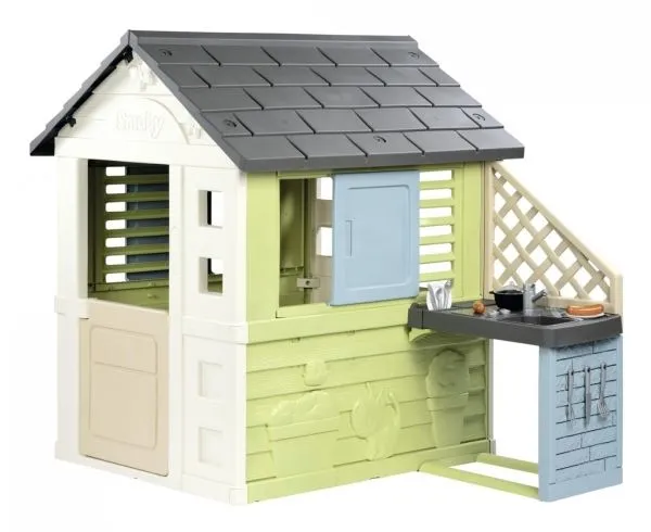 Smoby 810738, Frittstående lekehus, 2 år, 1 dører, Flerfarget
