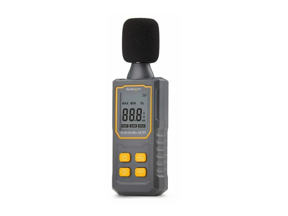 Startech Handheld Digital Sound Meter, Noise/Decibel Level Reader - Lydmåler - svart