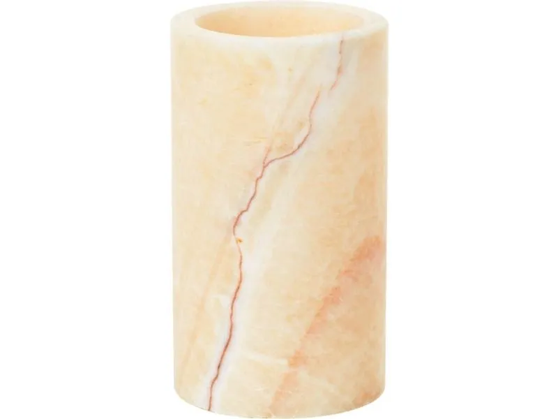 Lysestake, Duni Mineral, 70x125mm, Ø70mm, beige, stein - (4 stk.)