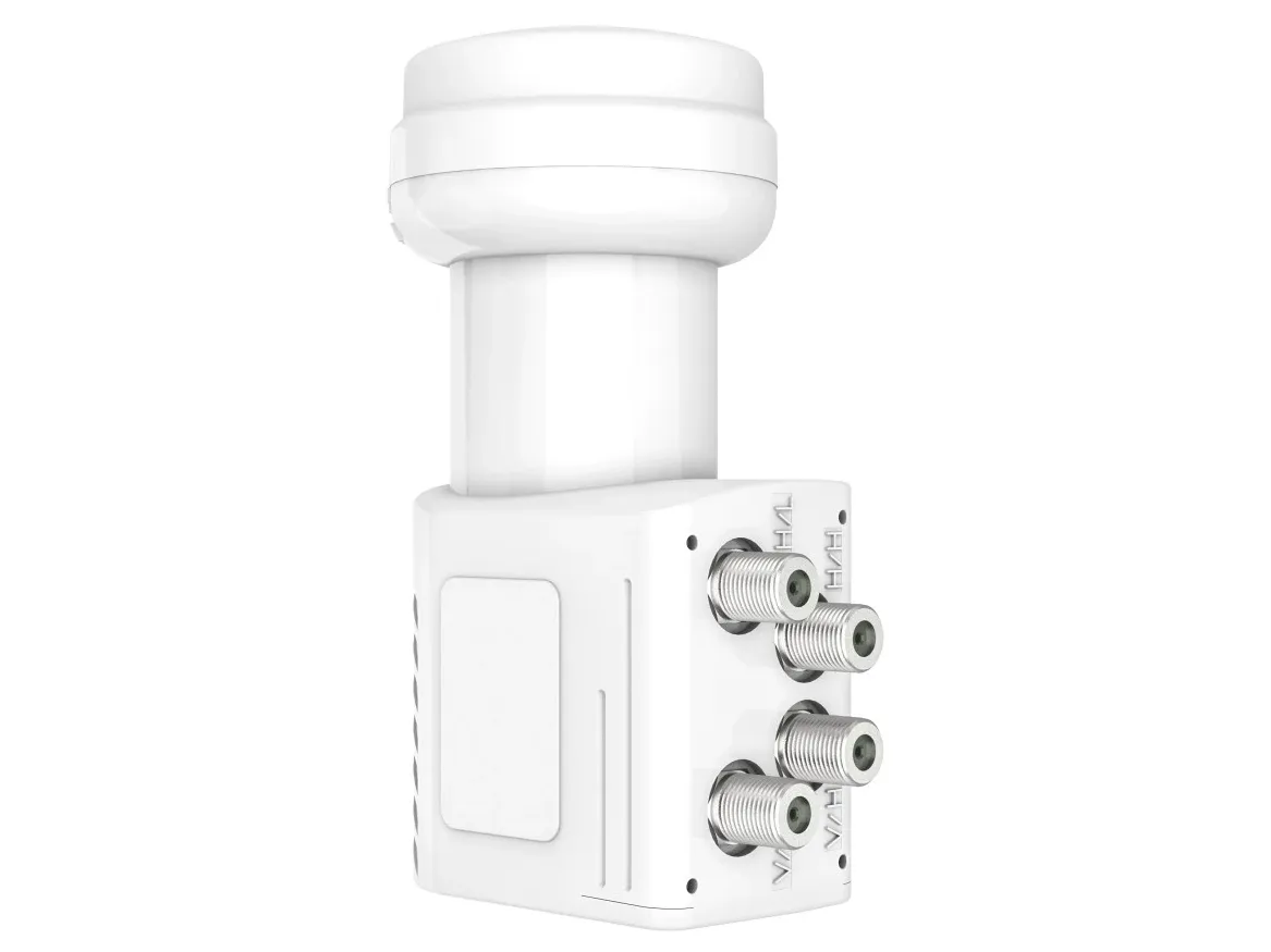 Hama 00205376, Quattro LNB, 10,7 - 12,75 GHz, 950 - 2150 MHz, 9,75 - 10,6, 57 dB, 53 - 62 dB