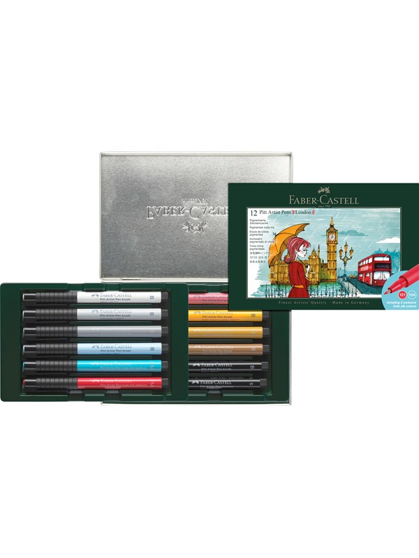 Faber-Castell India ink Pitt Artist Pen set London