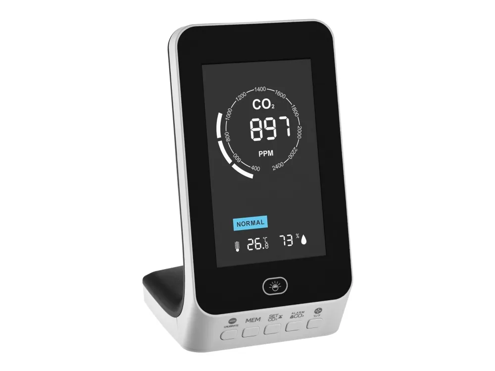 TFA AIRCO2NTROL UP - Thermo-hygro-CO2-måler - digital - hvit