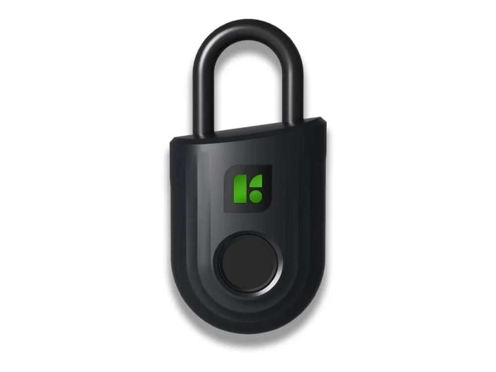 igloohome Padlock Lite - Hengelås - biometrisk, smarttelefon-app, elektronisk - smartlås - bluetooth-tast, fingeravtrykkssensor - Bluetooth 5.0