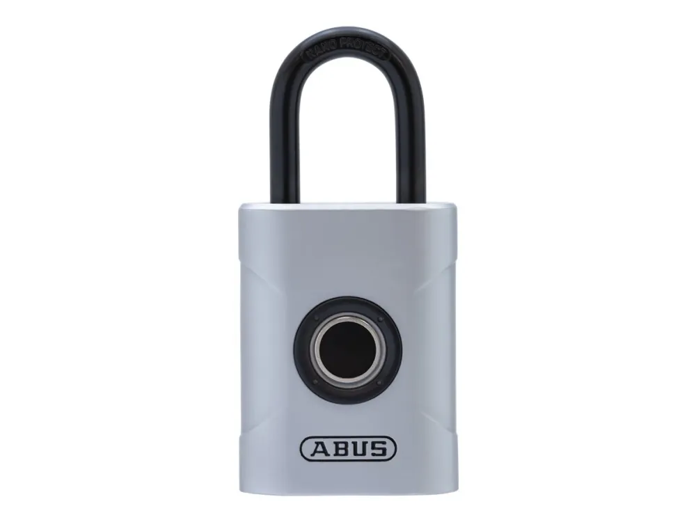 ABUS Touch 57/45 - Hengelås - biometrisk - smartlås - fingeravtrykkssensor - sølv