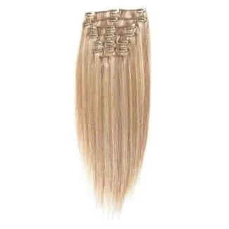 Fashiongirl Remy Clip-on Extensions #18/613 Blond Mix 50 cm 90g